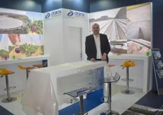 Daios Plastics make plastic covers to protect crops from wind, rain and other weather elements. Ioannis Tsakiris from the sales department was representing the company during Fruit Logistica.